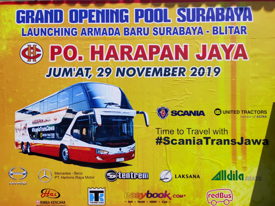 Grand Opening Pool Surabaya PO Harapan Jaya